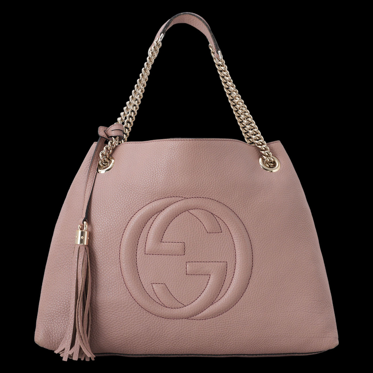 GUCCI(USED)구찌 308982 소호 테슬 체인 숄더백