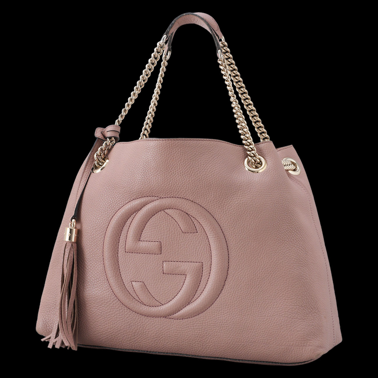 GUCCI(USED)구찌 308982 소호 테슬 체인 숄더백