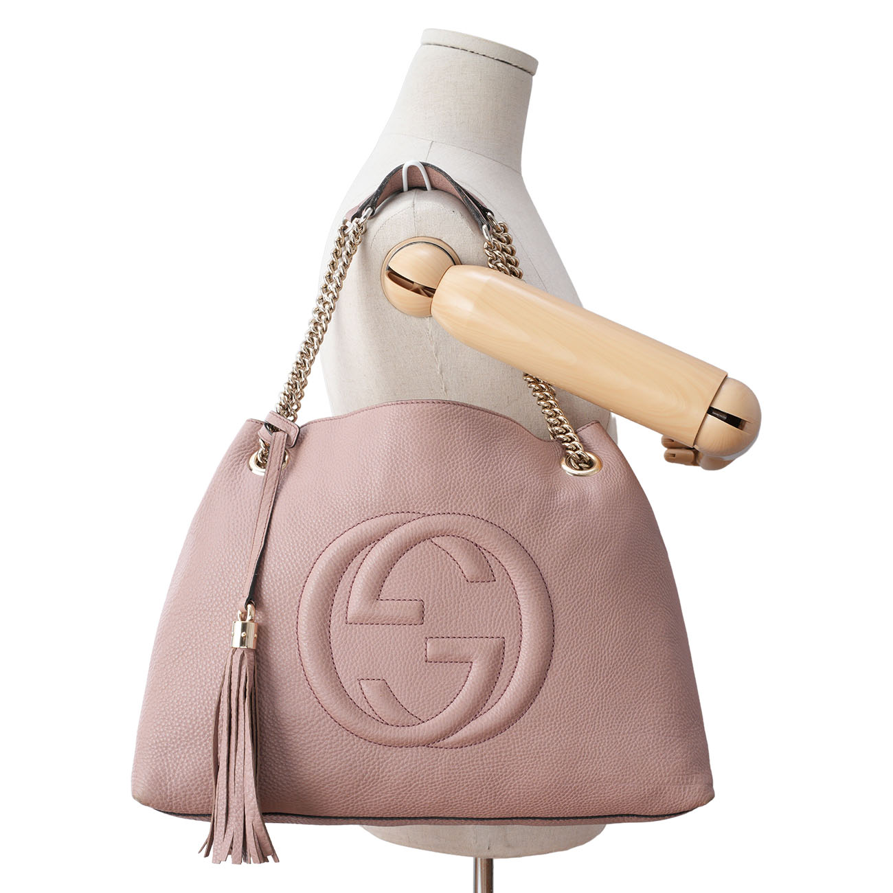 GUCCI(USED)구찌 308982 소호 테슬 체인 숄더백