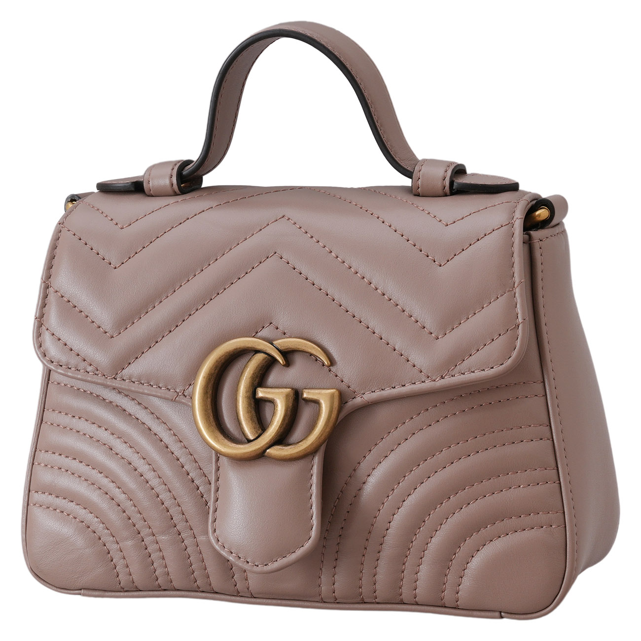 GUCCI(USED)구찌 547260 GG마몽 마틀라세 미니 탑핸들백