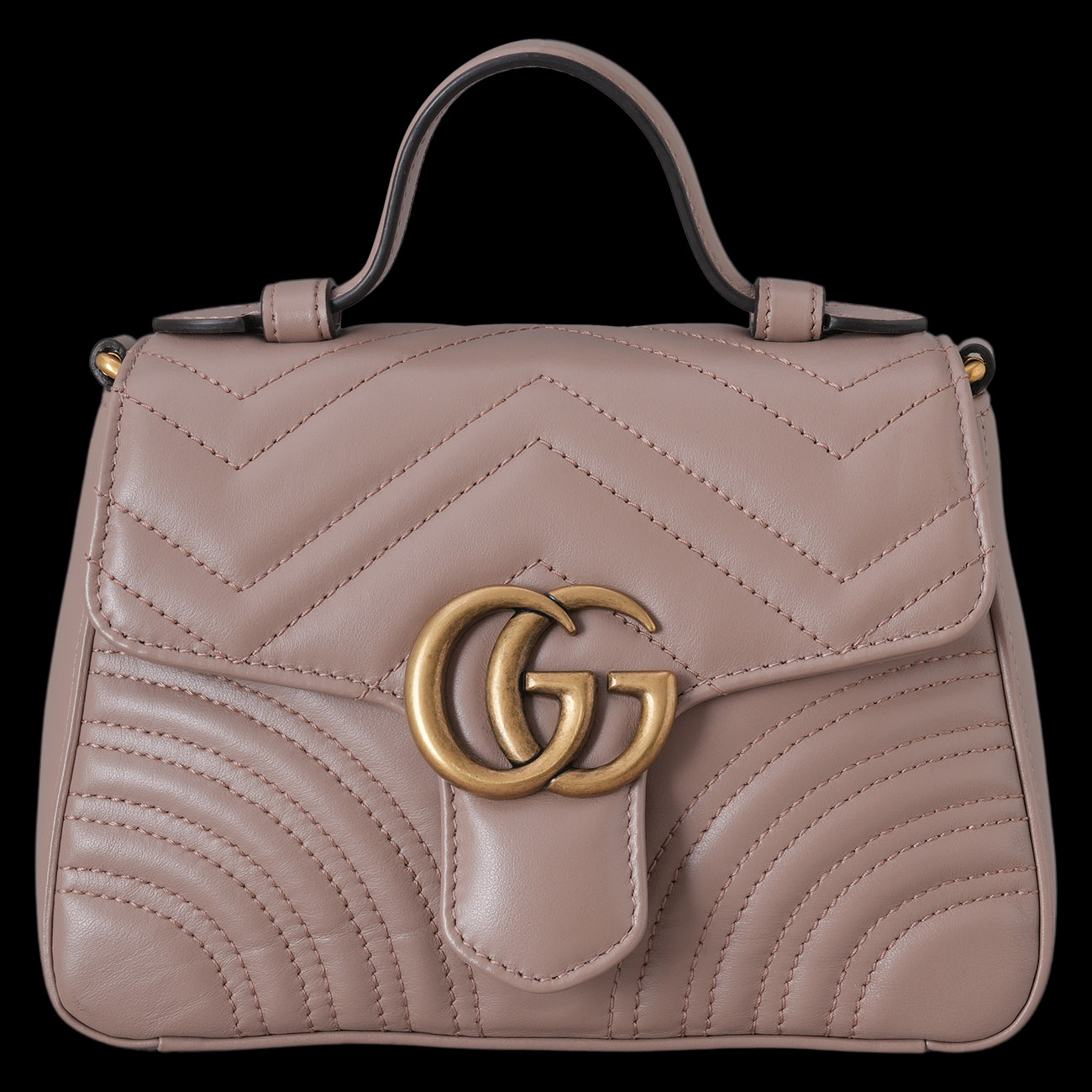 GUCCI(USED)구찌 547260 GG마몽 마틀라세 미니 탑핸들백