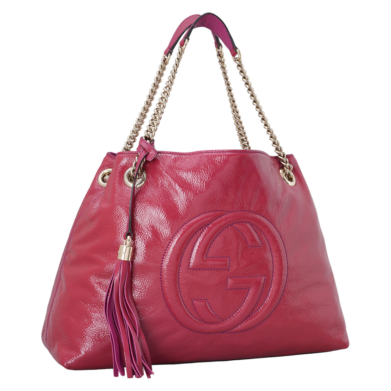 GUCCI(USED)구찌 308982 소호 테슬 체인 숄더백