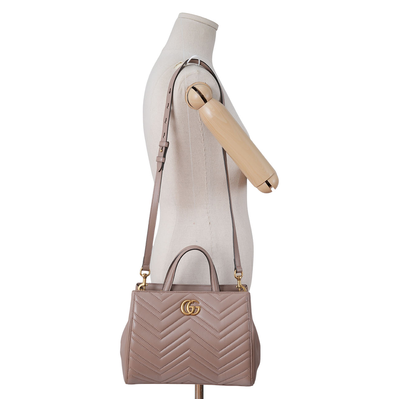 GUCCI(USED)구찌 448054 GG마몽 마틀라세 토트겸 숄더백