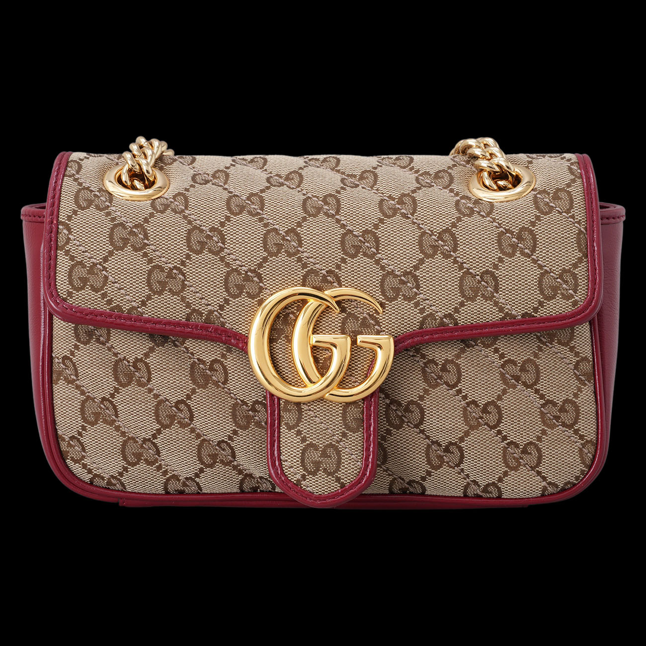 GUCCI(USED)구찌 446744 GG마몽 쟈가드 마틀라세 체인 숄더백