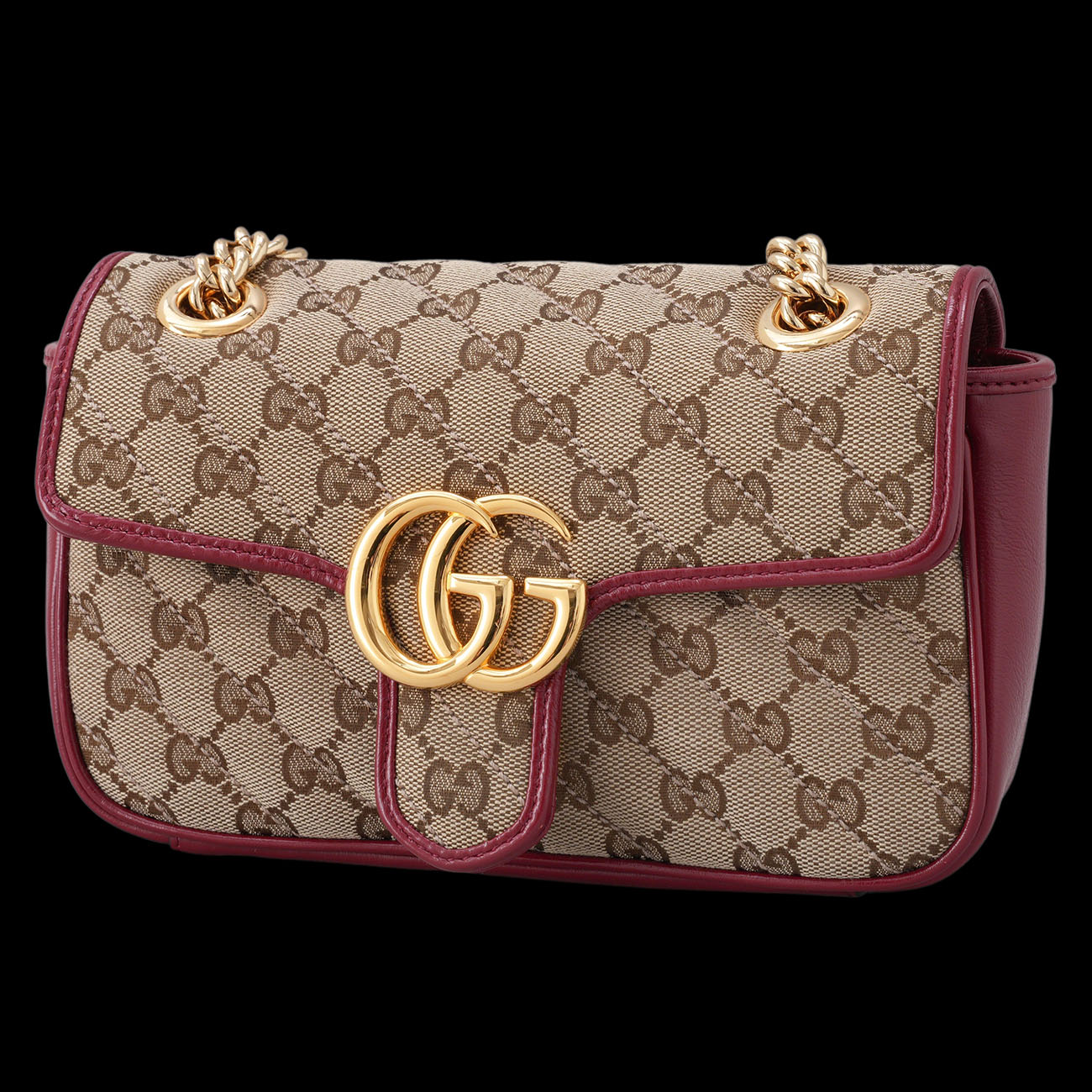 GUCCI(USED)구찌 446744 GG마몽 쟈가드 마틀라세 체인 숄더백