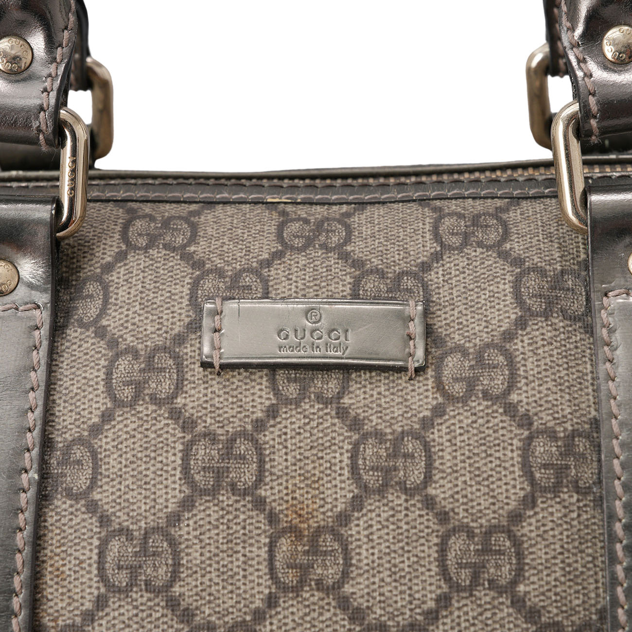 GUCCI(USED)구찌 193603 PVC 보스턴백