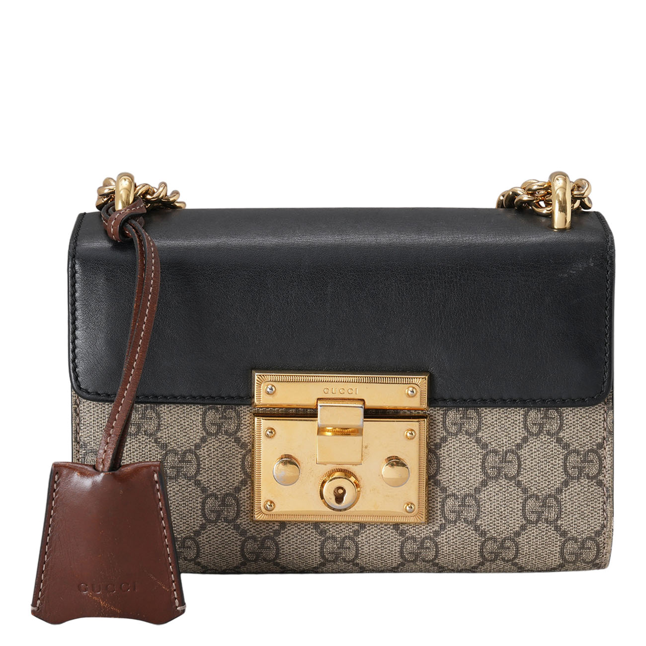 GUCCI(USED)구찌 409487 패들락 스몰 체인 숄더백