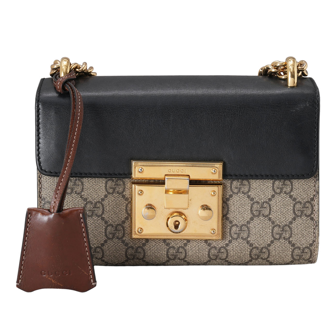 GUCCI(USED)구찌 409487 패들락 스몰 체인 숄더백