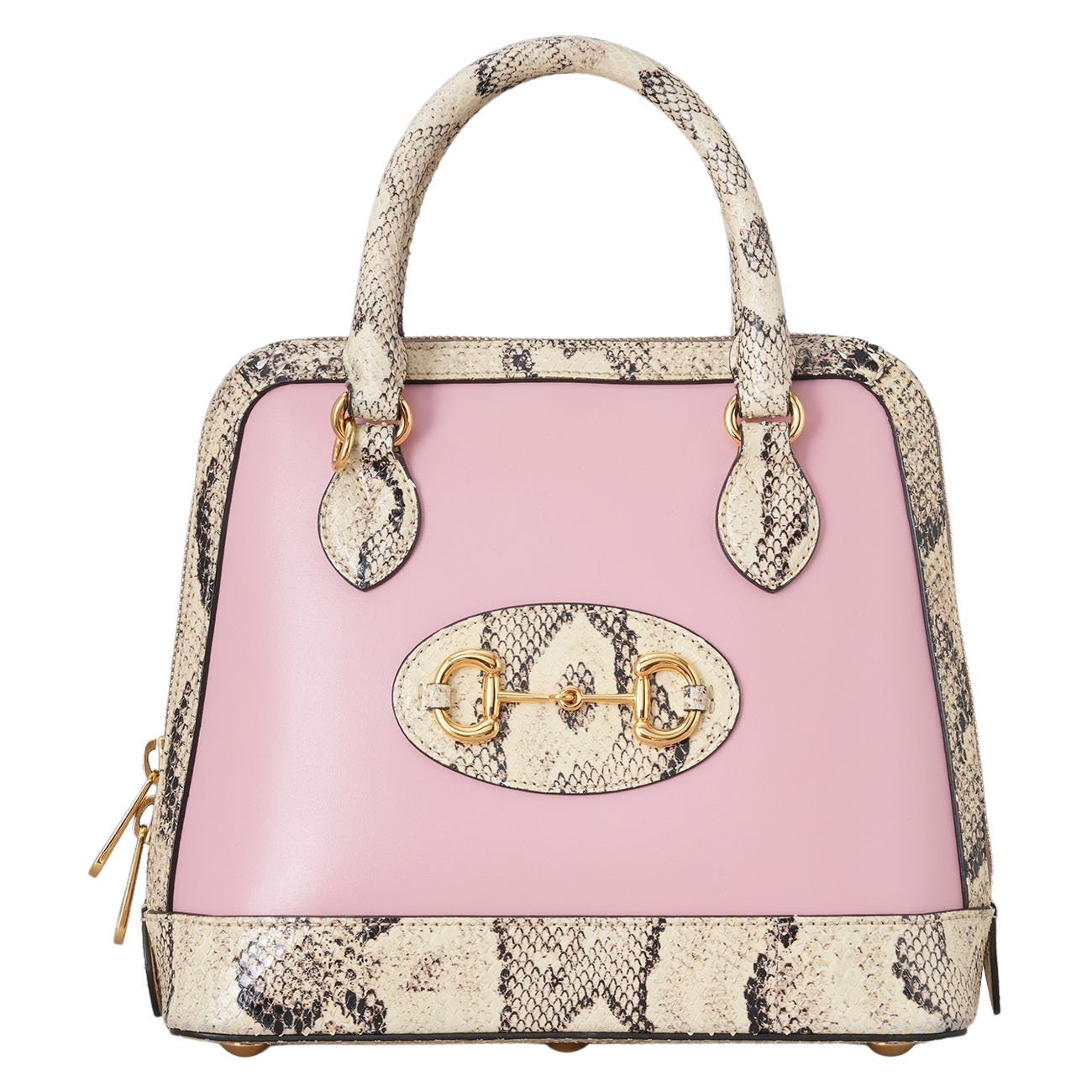 GUCCI(USED)구찌 621220 홀스빗 1955 파이톤 스몰 탑 핸들백