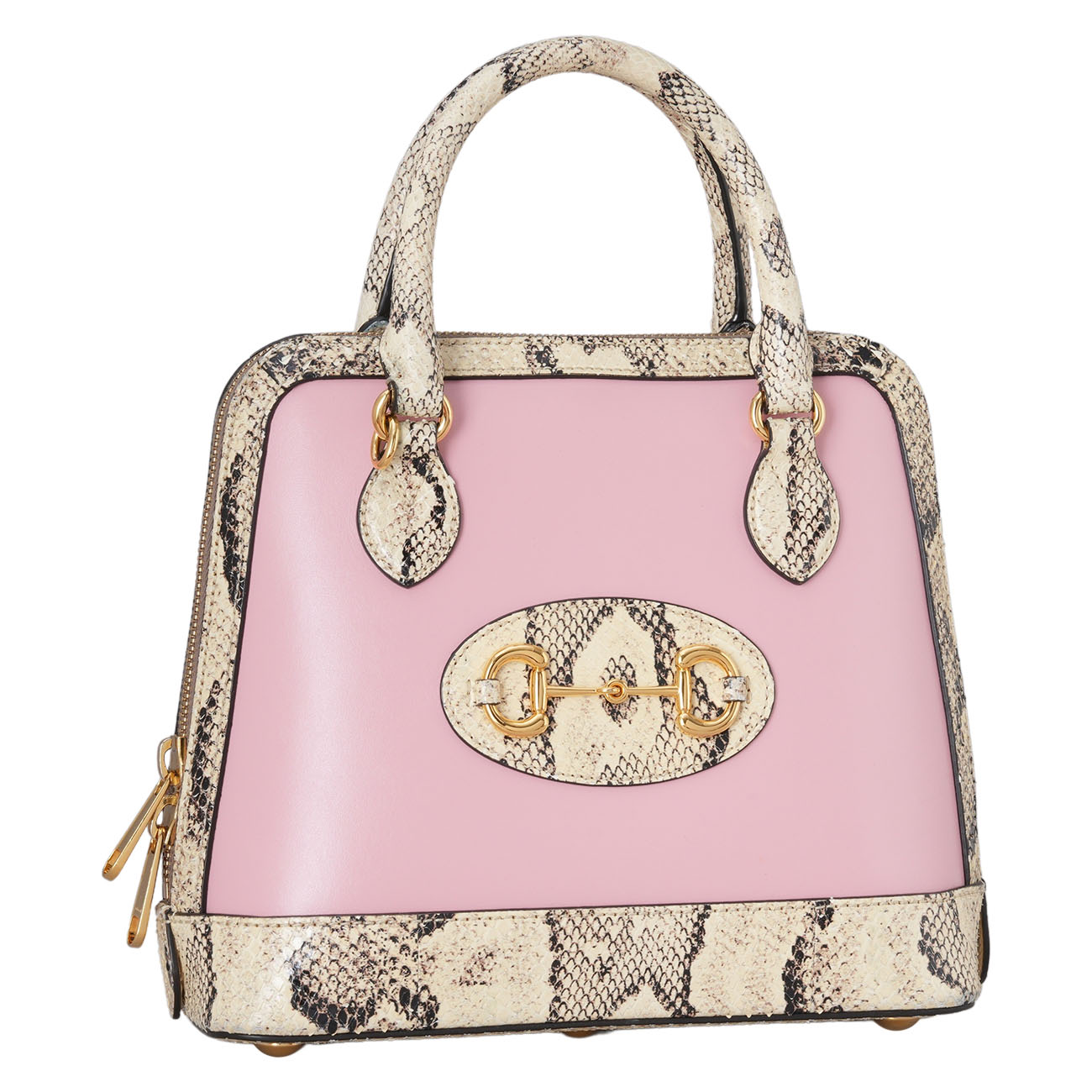 GUCCI(USED)구찌 621220 홀스빗 1955 파이톤 스몰 탑 핸들백