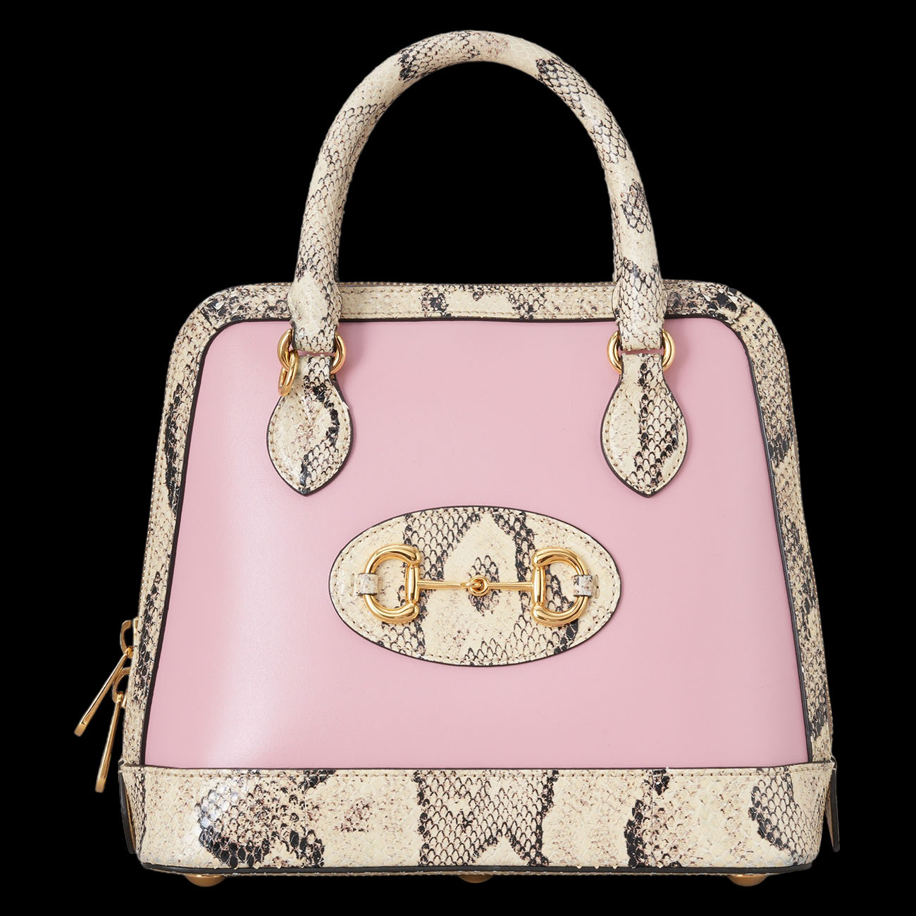GUCCI(USED)구찌 621220 홀스빗 1955 파이톤 스몰 탑 핸들백