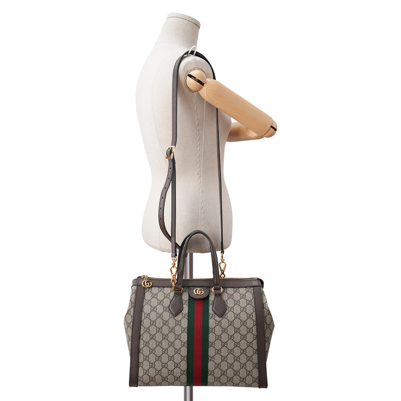 GUCCI(USED)구찌 524537 오피디아 GG수프림 탑 핸들백