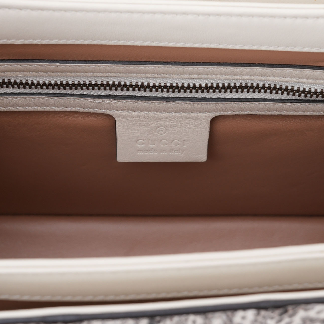 GUCCI(USED)구찌 476541 파이톤 퀸 마가렛 탑핸들