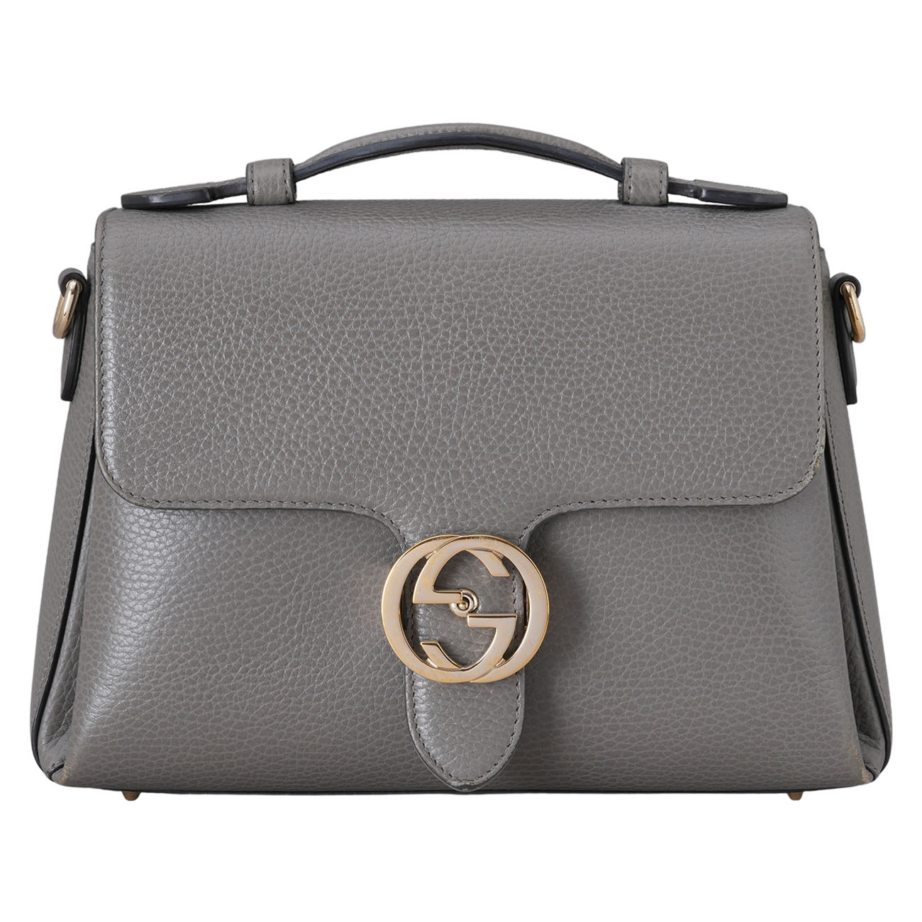 GUCCI(USED)구찌 510302 인터로킹 탑핸들 체인백