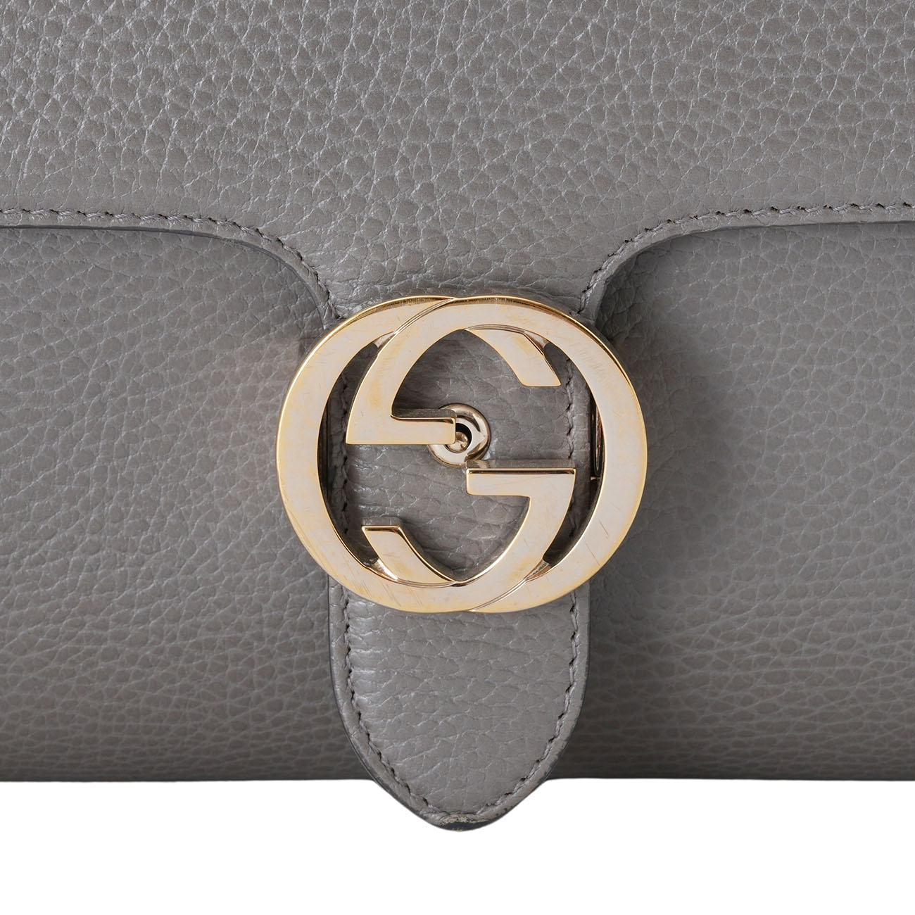 GUCCI(USED)구찌 510302 인터로킹 탑핸들 체인백