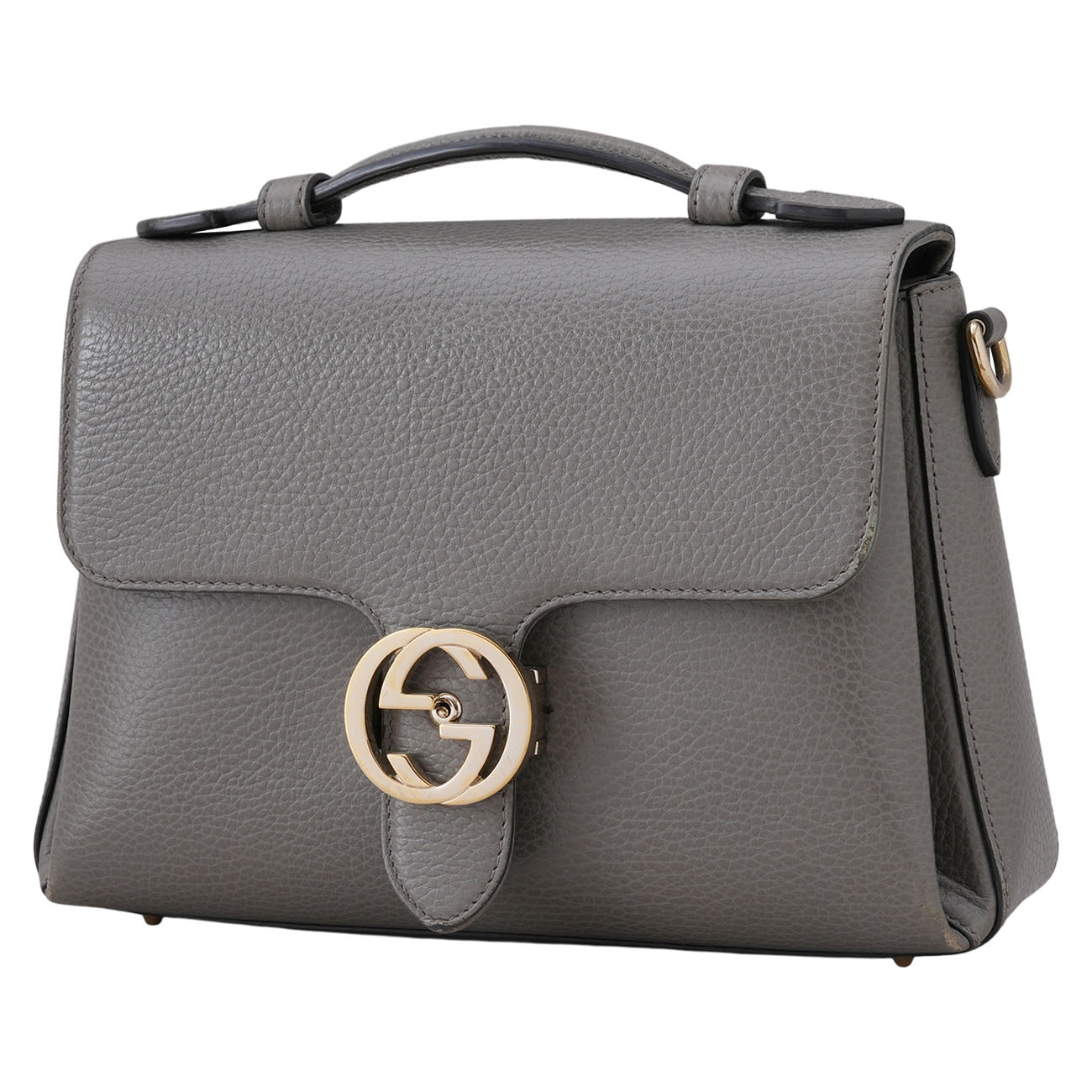GUCCI(USED)구찌 510302 인터로킹 탑핸들 체인백