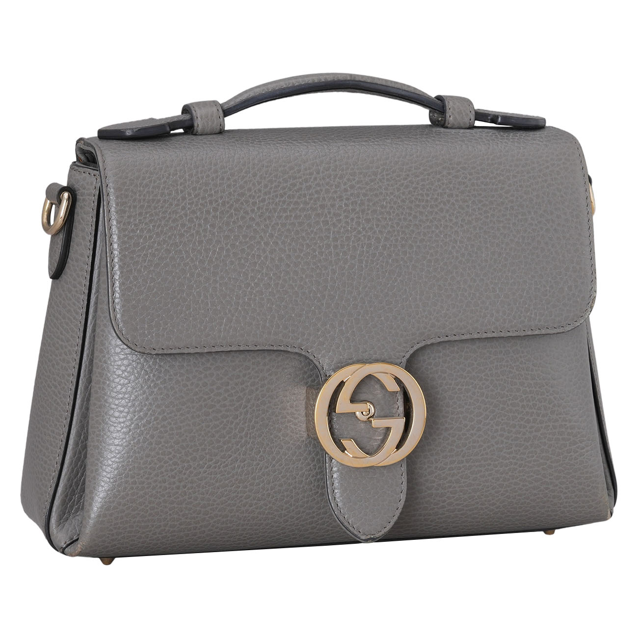GUCCI(USED)구찌 510302 인터로킹 탑핸들 체인백