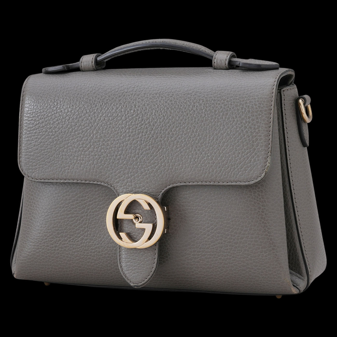 GUCCI(USED)구찌 510302 인터로킹 탑핸들 체인백
