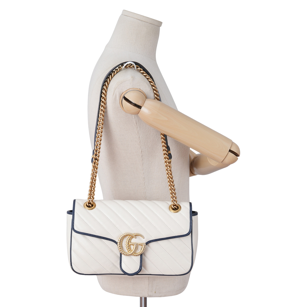 GUCCI(USED)구찌 443497 GG 마몽 마틀라세 체인 숄더백
