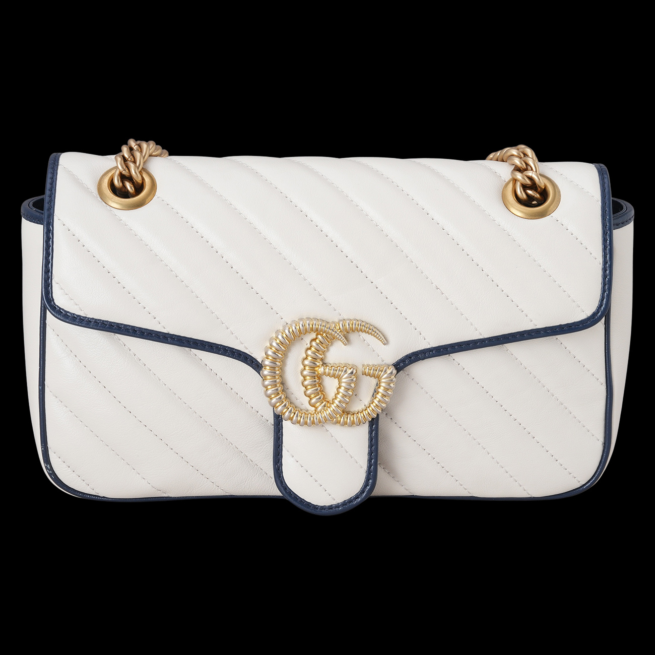 GUCCI(USED)구찌 443497 GG 마몽 마틀라세 체인 숄더백