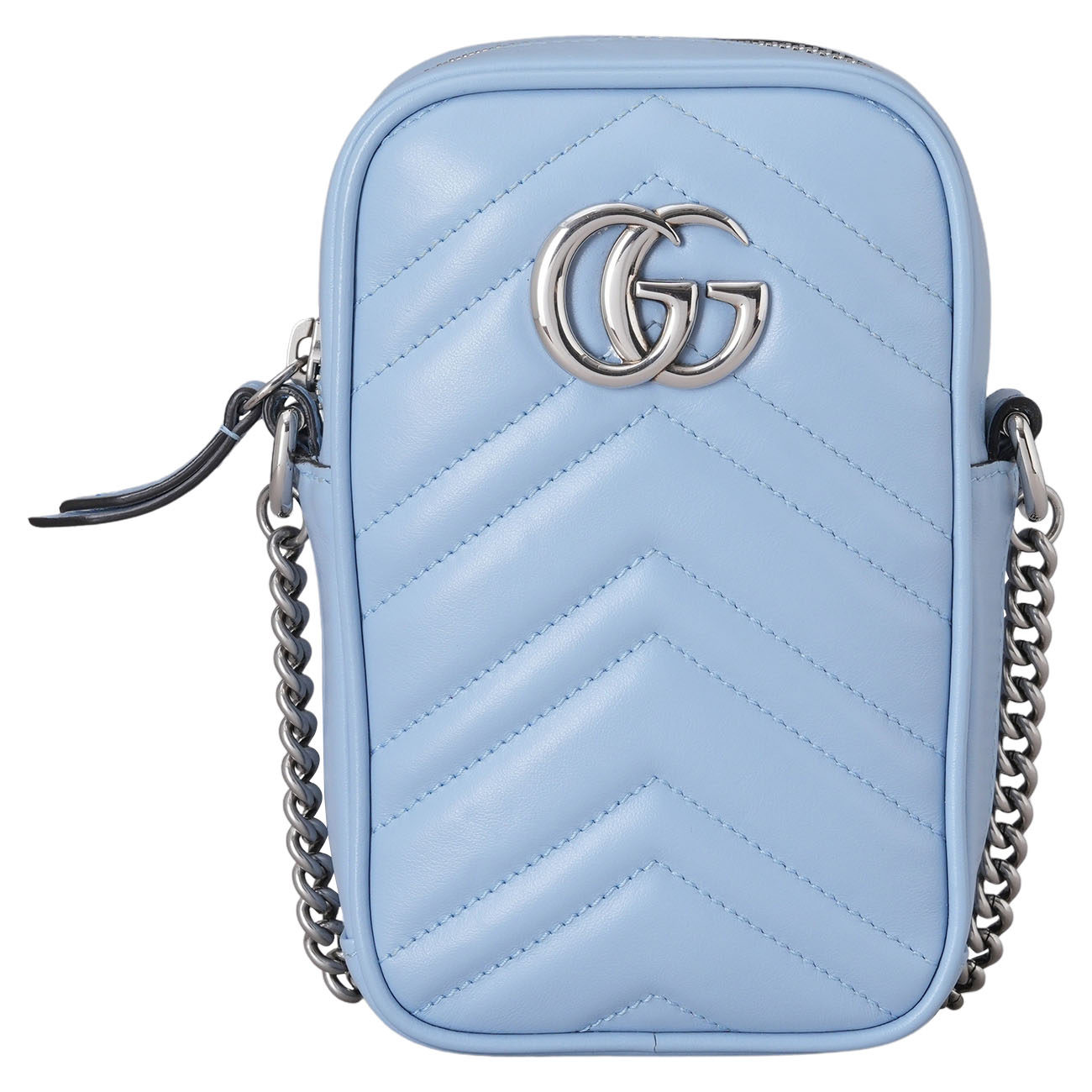 GUCCI(USED)구찌 598597 GG 마몽 미니 체인 크로스백