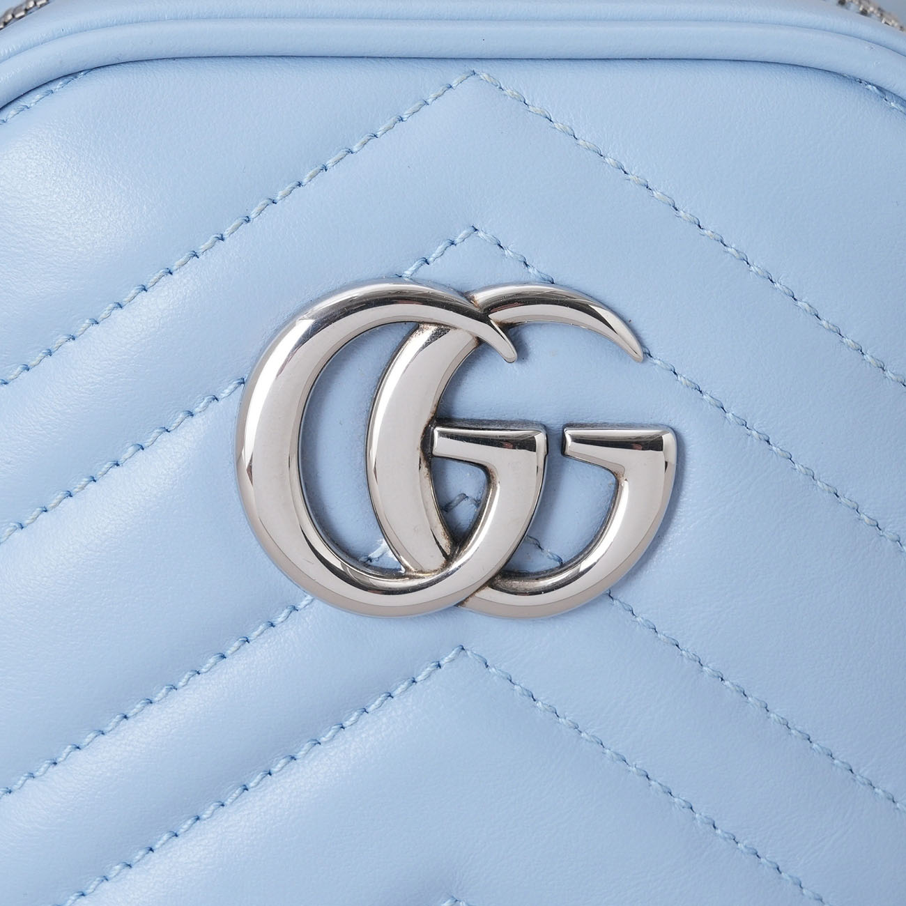 GUCCI(USED)구찌 598597 GG 마몽 미니 체인 크로스백