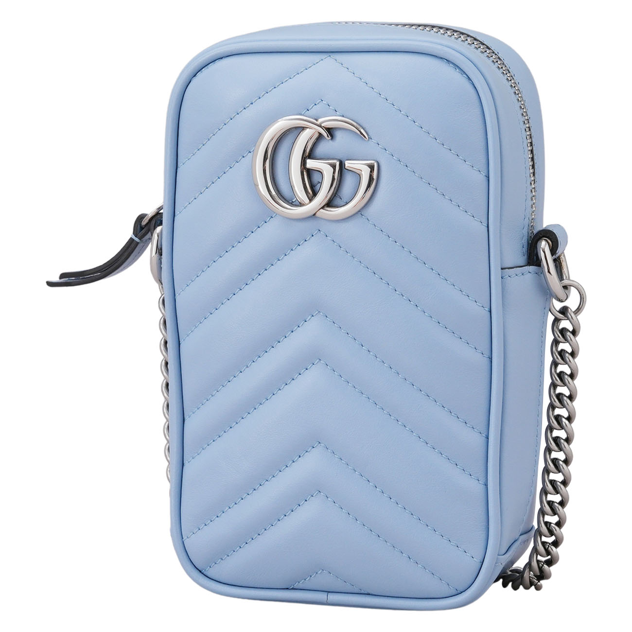 GUCCI(USED)구찌 598597 GG 마몽 미니 체인 크로스백