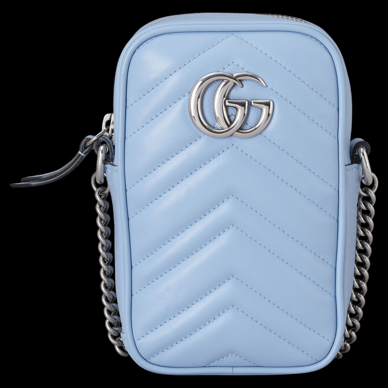 GUCCI(USED)구찌 598597 GG 마몽 미니 체인 크로스백