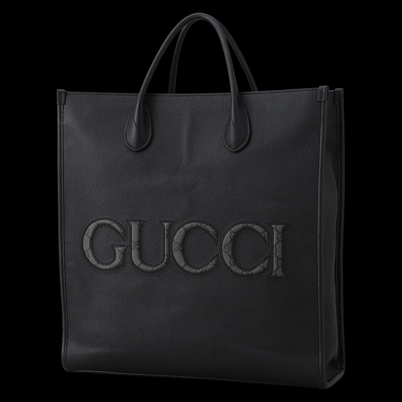 GUCCI(USED)구찌 770975 로고 레더 토트백