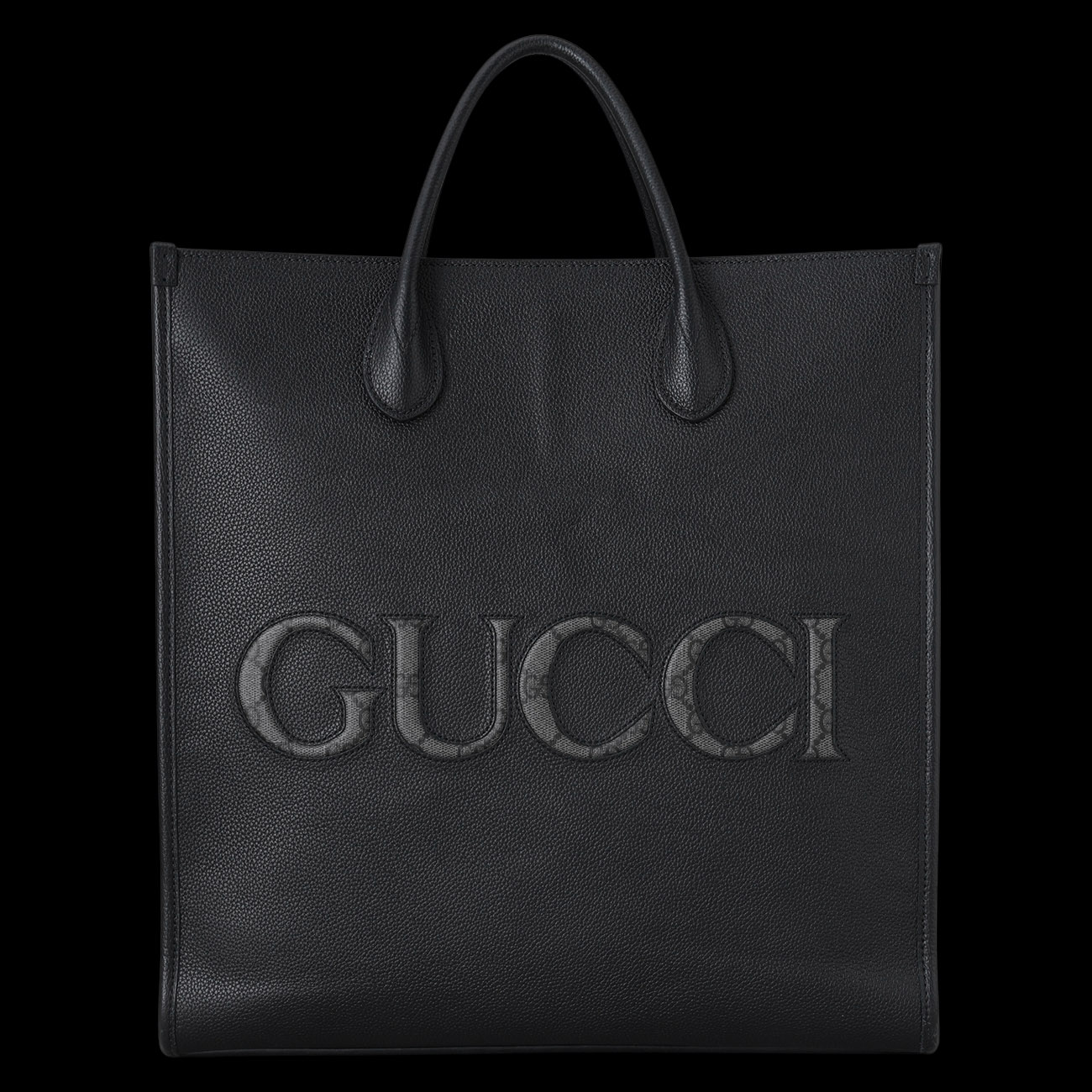 GUCCI(USED)구찌 770975 로고 레더 토트백