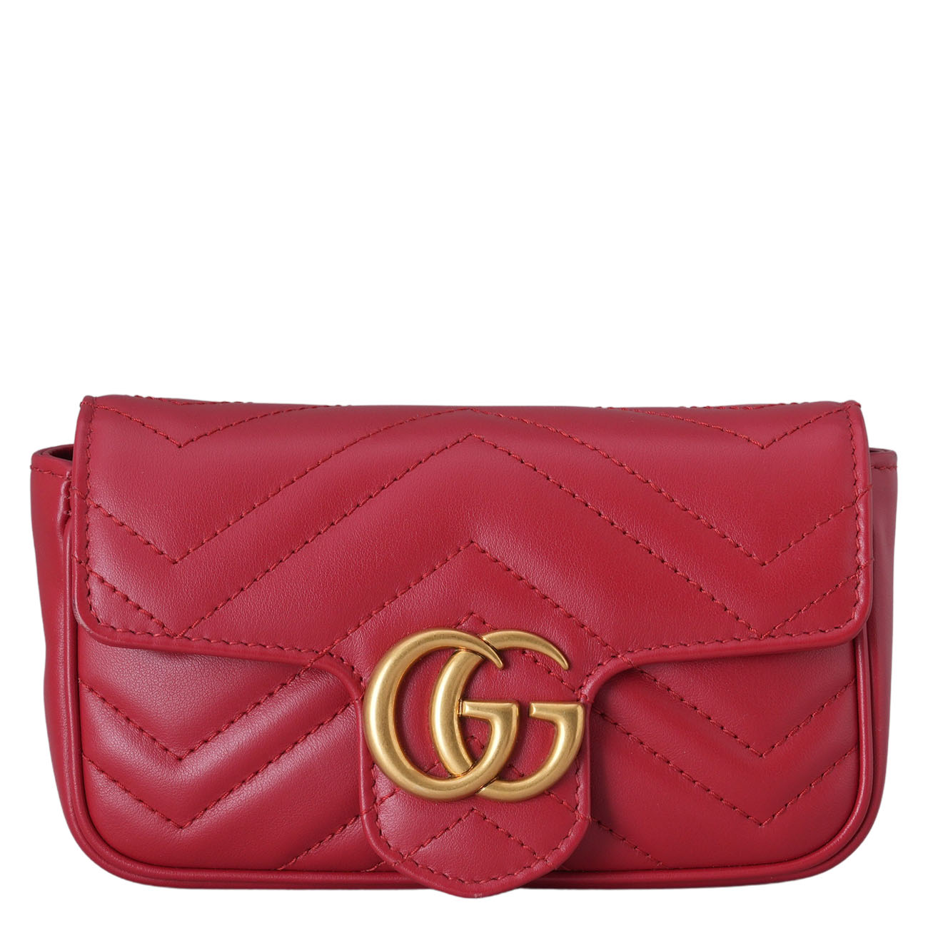GUCCI(USED)구찌 476433 마몽 마틀라세 수퍼 미니 체인백