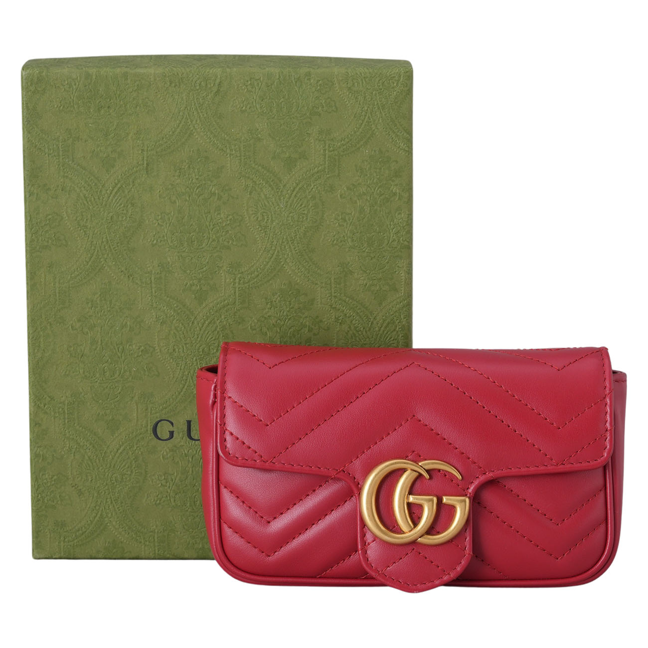 GUCCI(USED)구찌 476433 마몽 마틀라세 수퍼 미니 체인백