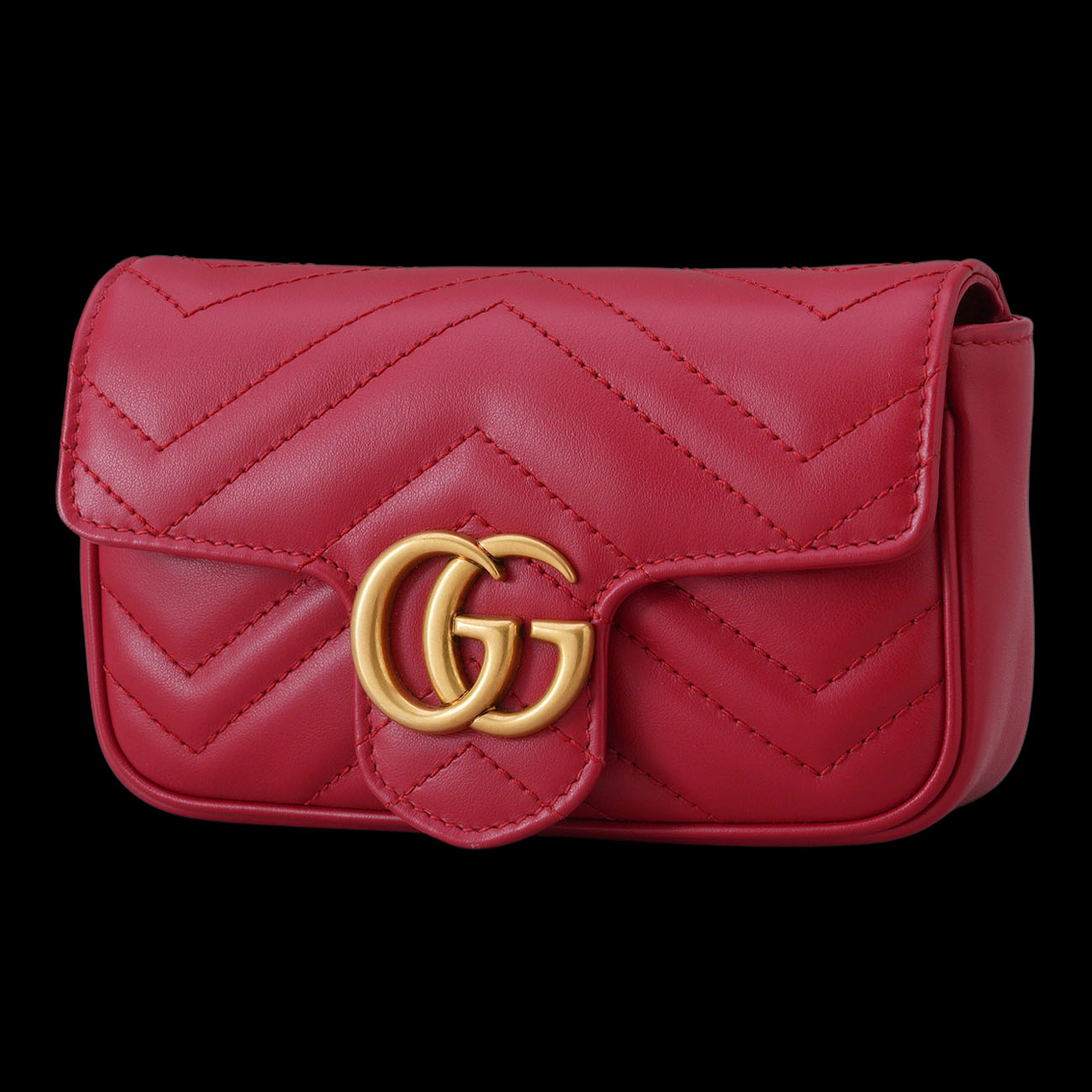 GUCCI(USED)구찌 476433 마몽 마틀라세 수퍼 미니 체인백