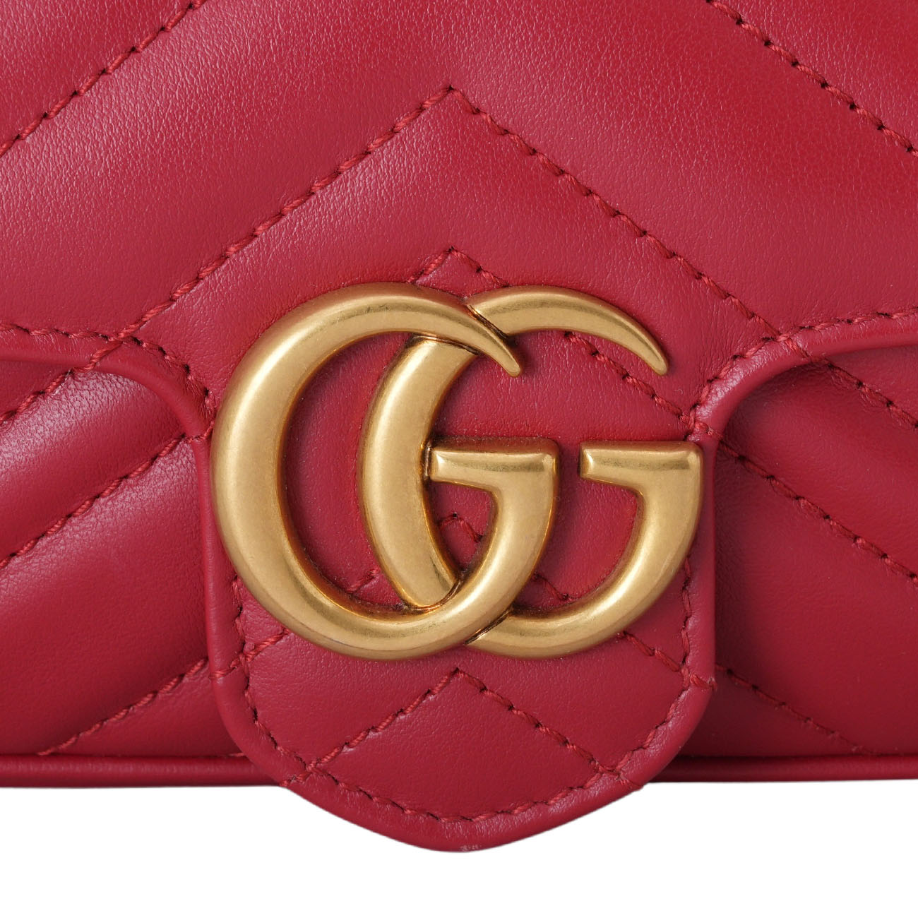 GUCCI(USED)구찌 476433 마몽 마틀라세 수퍼 미니 체인백