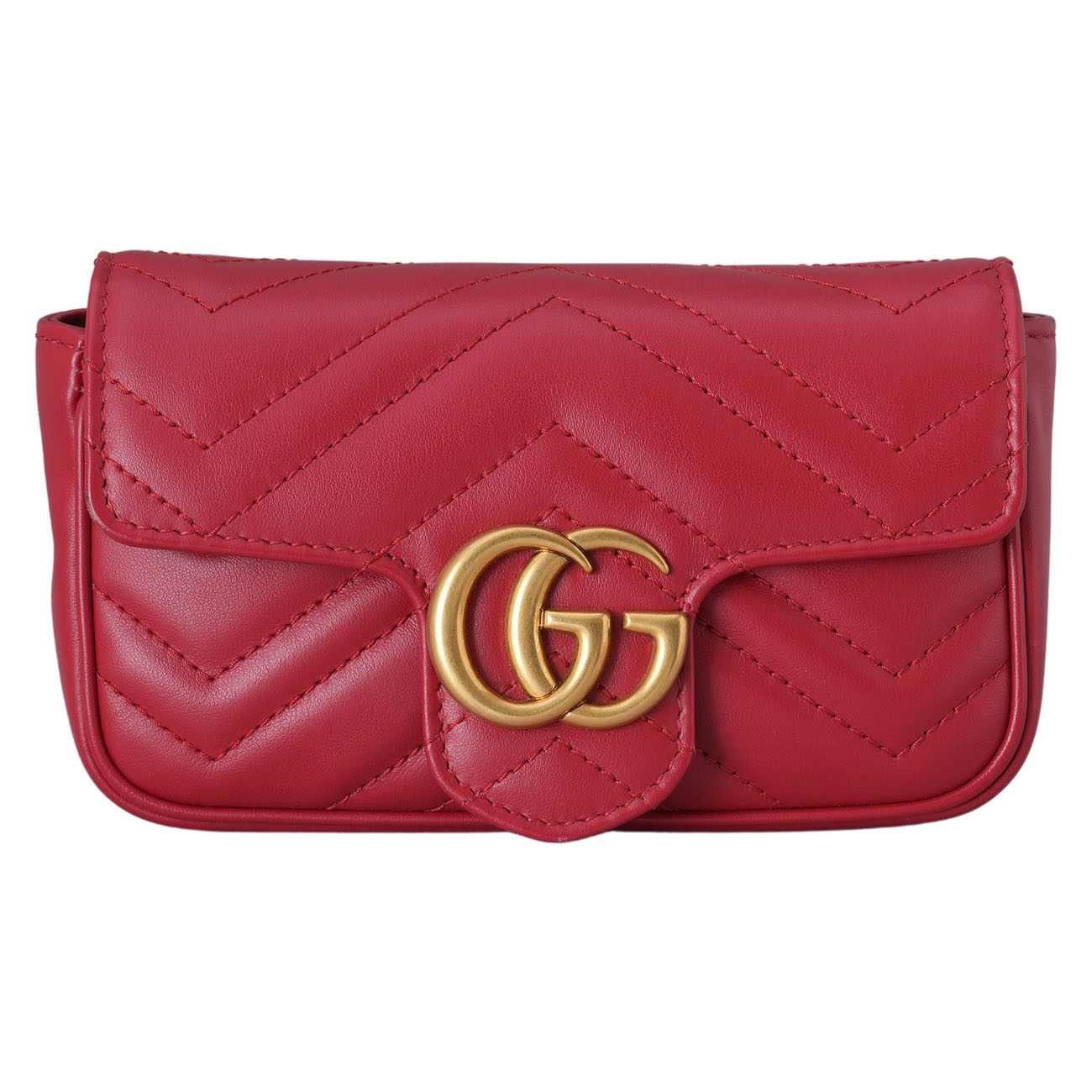 GUCCI(USED)구찌 476433 마몽 마틀라세 수퍼 미니 체인백