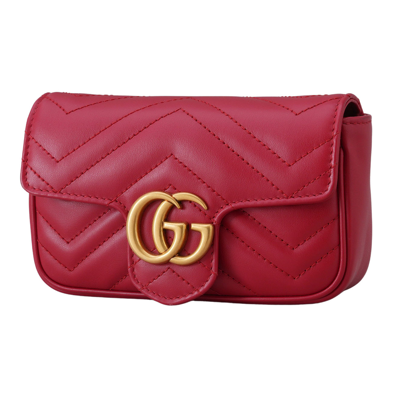 GUCCI(USED)구찌 476433 마몽 마틀라세 수퍼 미니 체인백