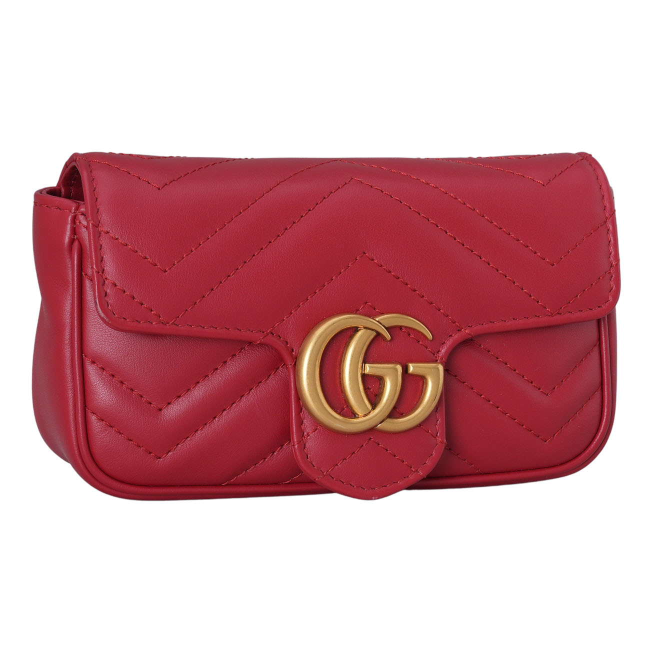 GUCCI(USED)구찌 476433 마몽 마틀라세 수퍼 미니 체인백