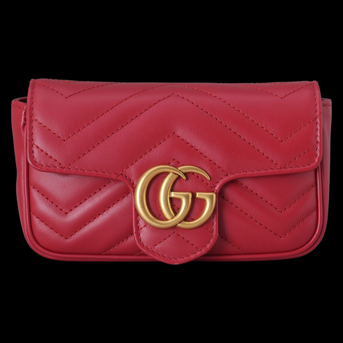 GUCCI(USED)구찌 476433 마몽 마틀라세 수퍼 미니 체인백