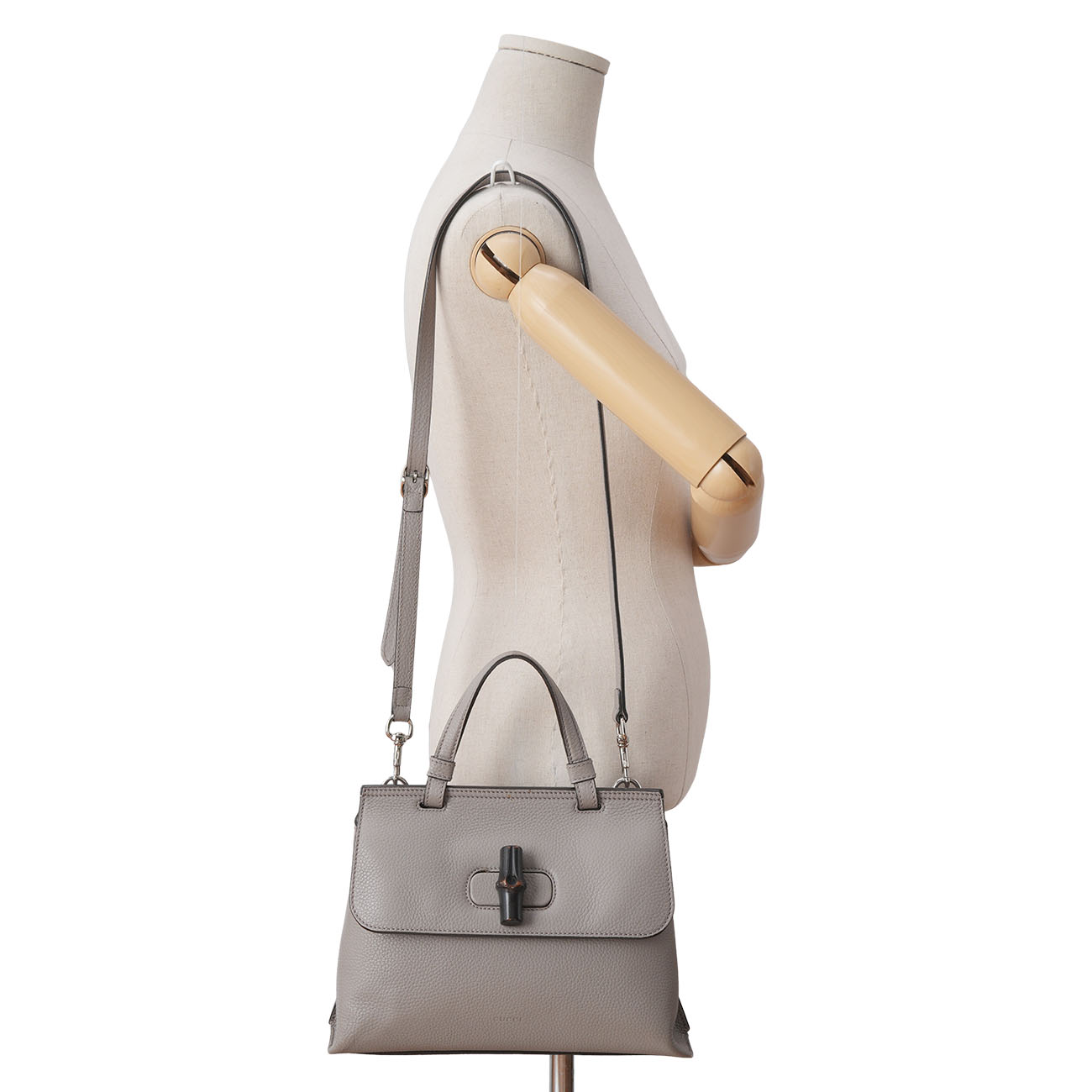 GUCCI(USED)구찌 370831 뱀부 토트겸 숄더백
