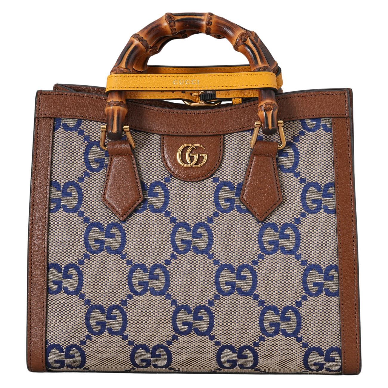 GUCCI(USED)구찌 702721 한정판 점보 GG 다이애나 스몰 토트백