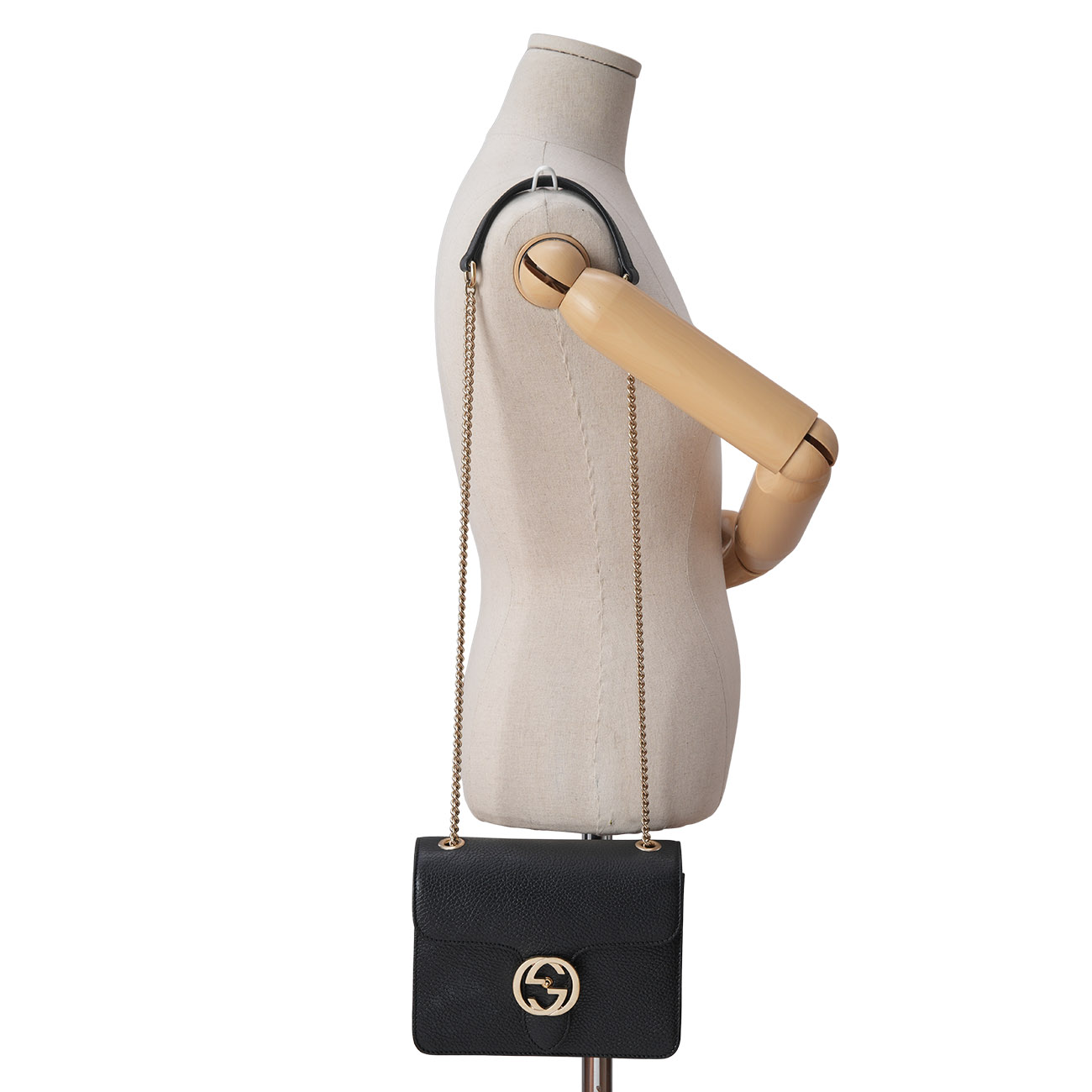 GUCCI(USED)구찌 510304 인터로킹 체인 숄더백