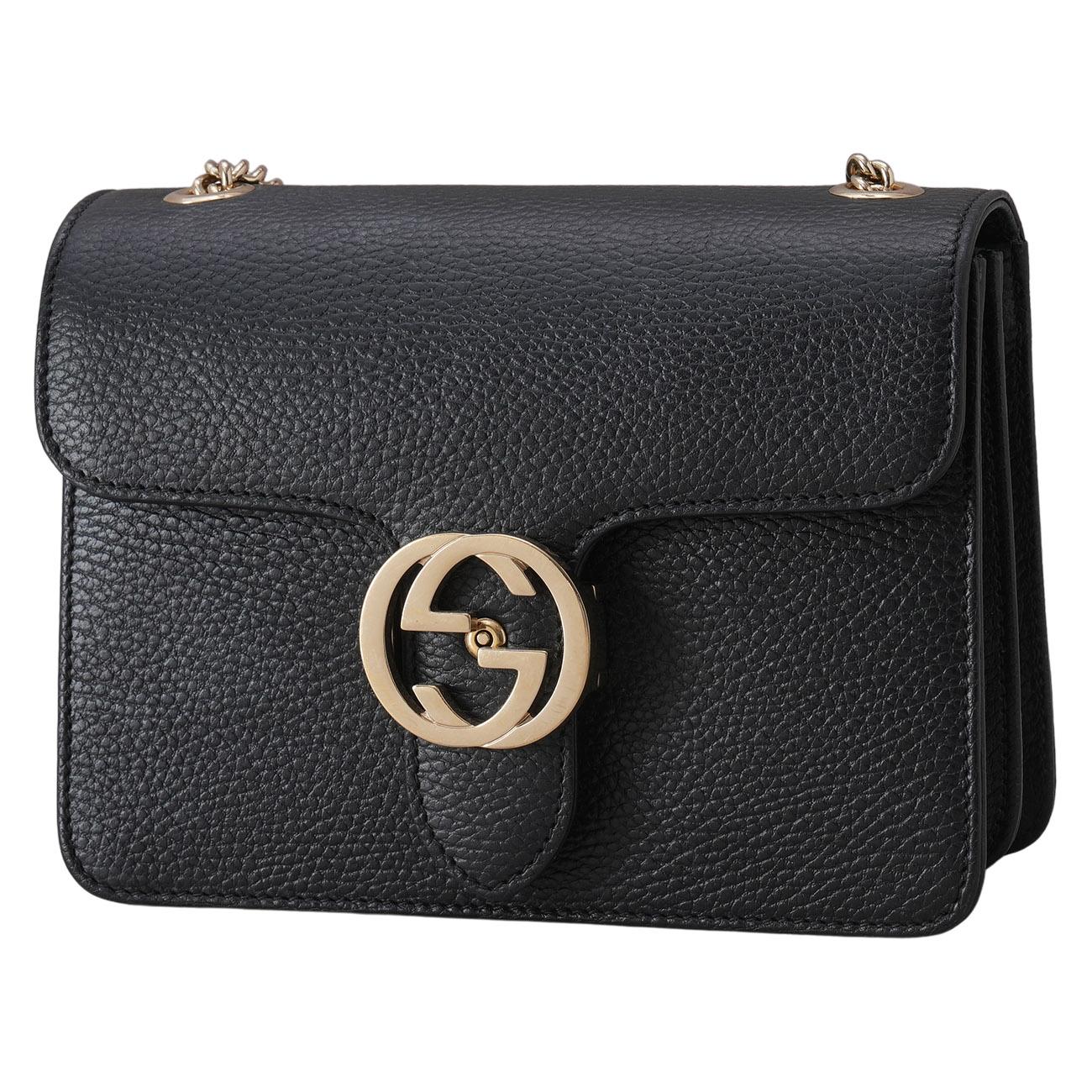 GUCCI(USED)구찌 510304 인터로킹 체인 숄더백