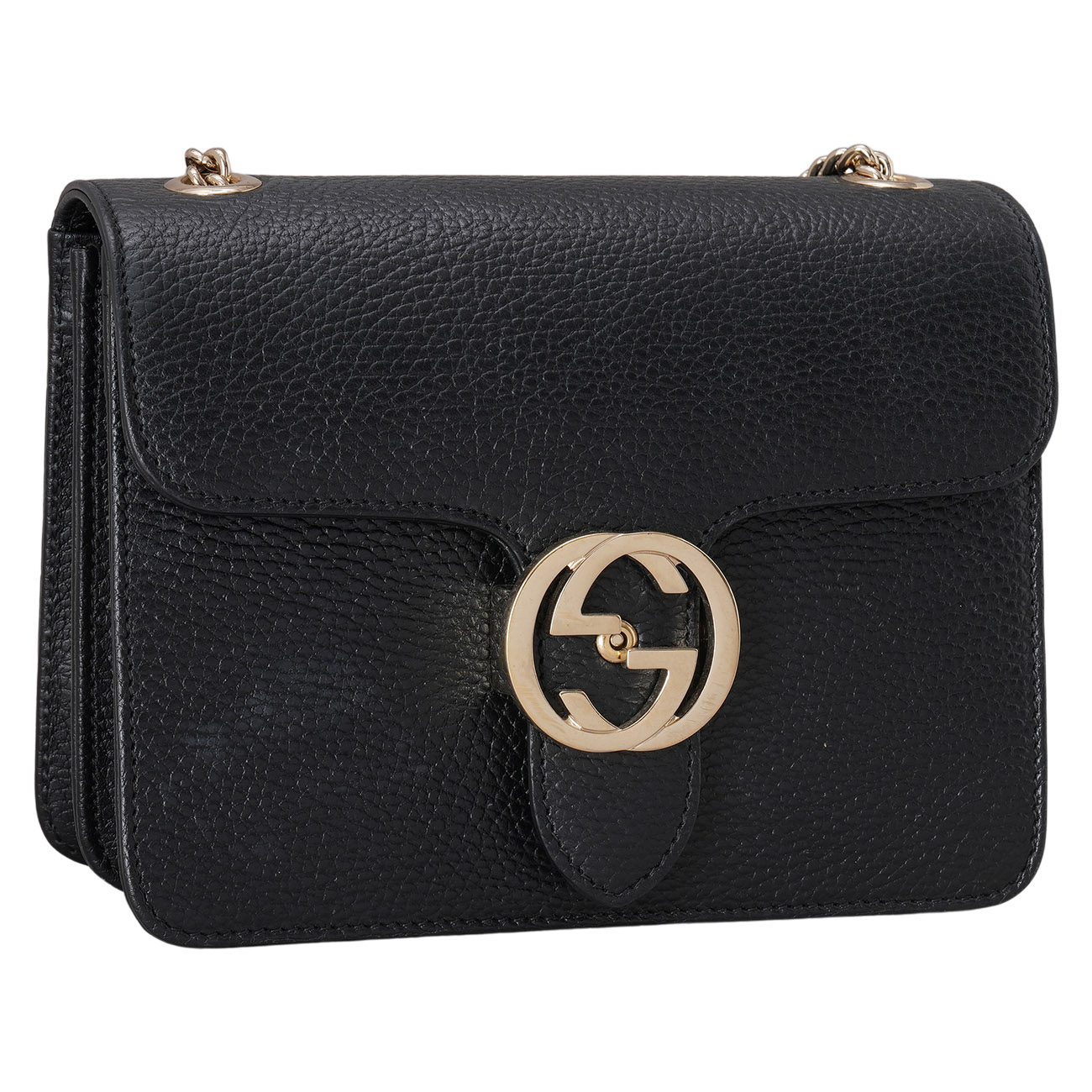 GUCCI(USED)구찌 510304 인터로킹 체인 숄더백