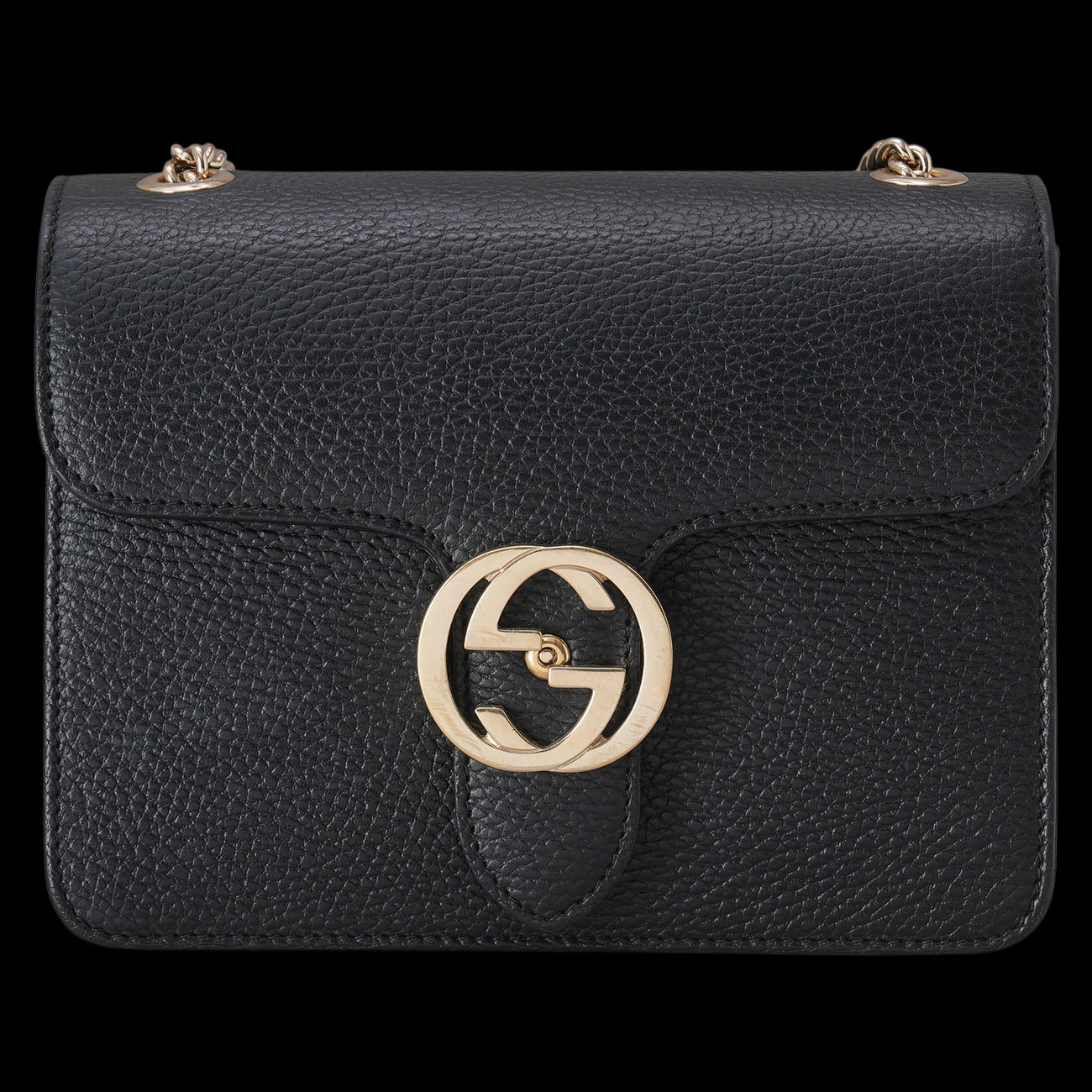 GUCCI(USED)구찌 510304 인터로킹 체인 숄더백