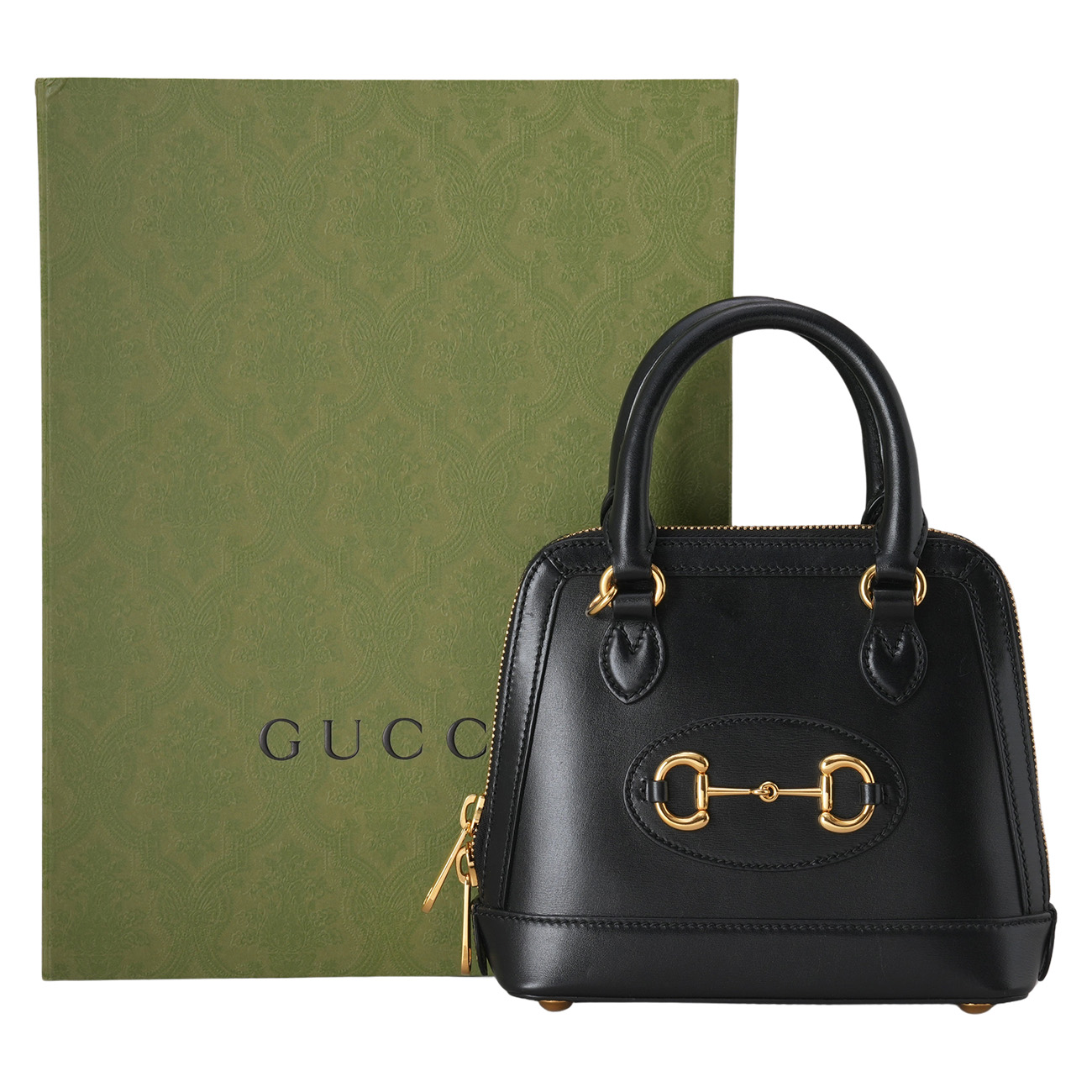 GUCCI(USED)구찌 640716 홀스빗 1955 미니 탑핸들 숄더백