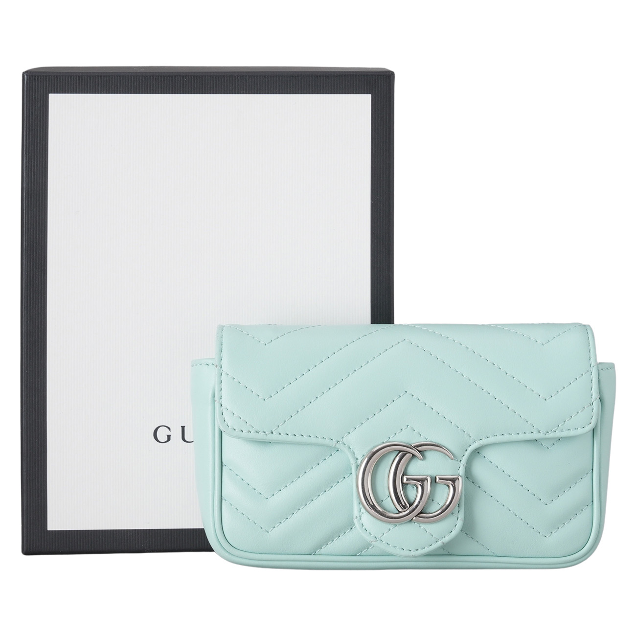 GUCCI(USED)구찌 476433 마몽 마틀라세 수퍼 미니 체인백