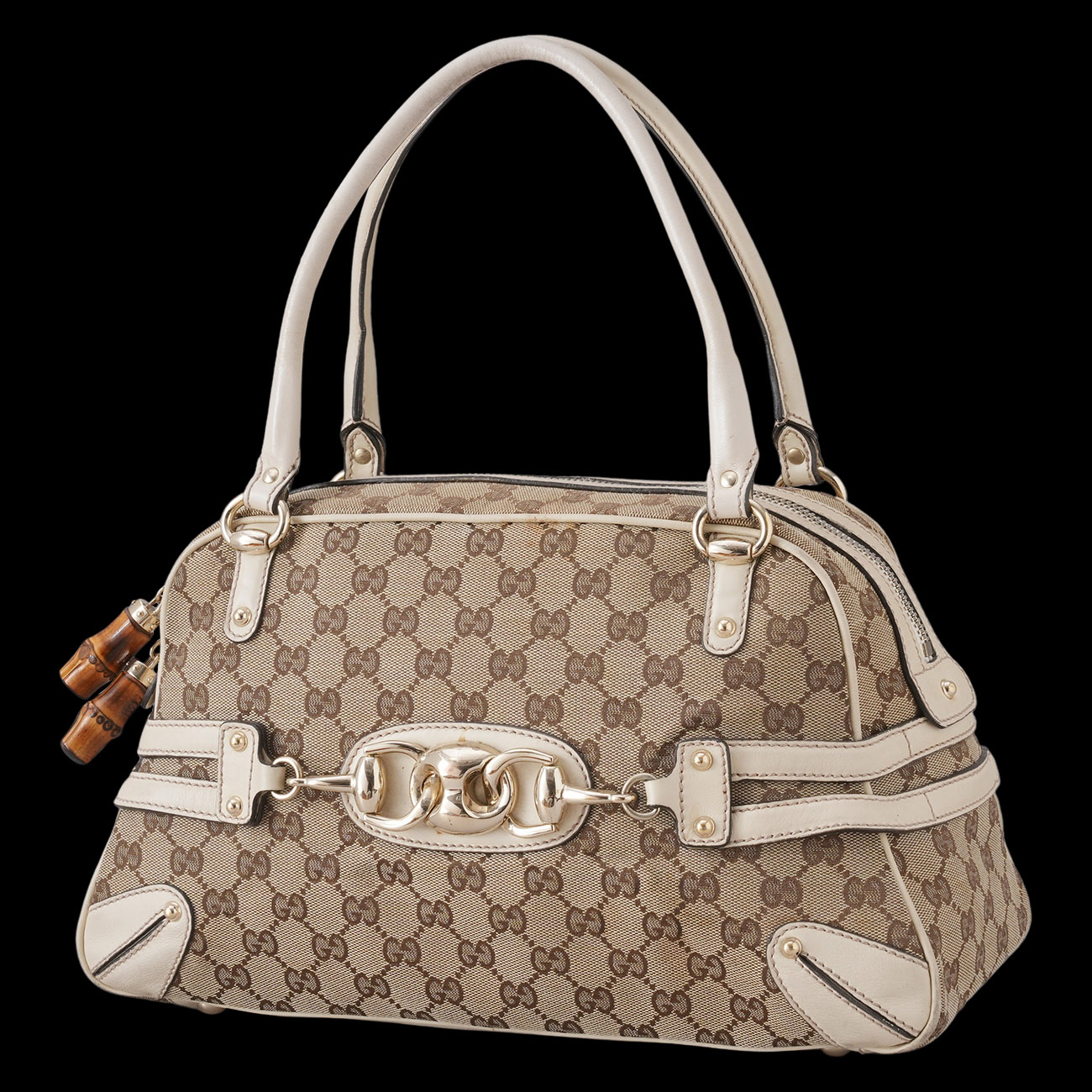 GUCCI(USED)구찌 159398 홀스빗 토트백