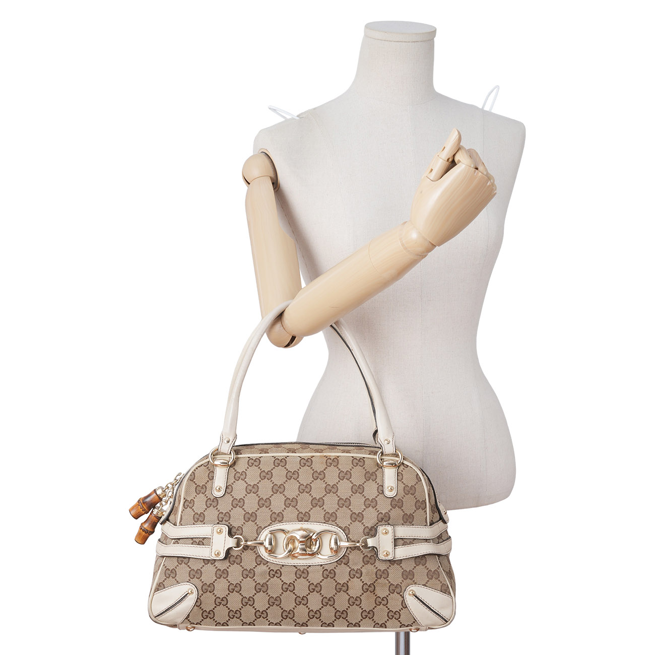 GUCCI(USED)구찌 159398 홀스빗 토트백