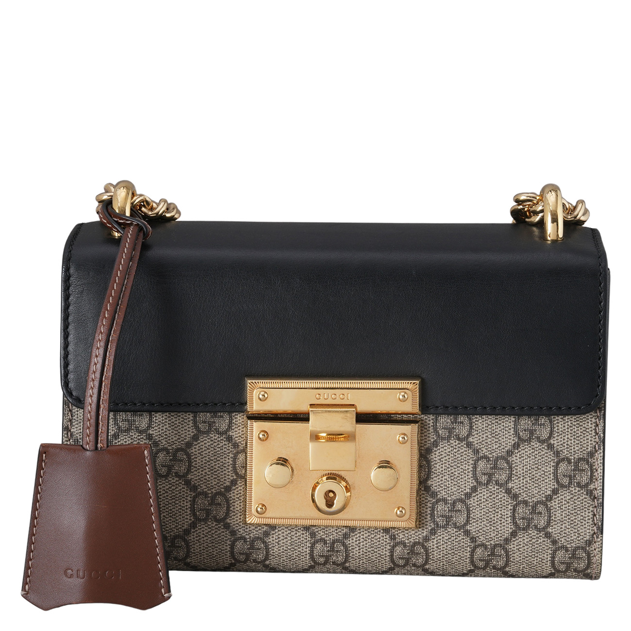 GUCCI(USED)구찌 409487 패들락 스몰 체인 숄더백