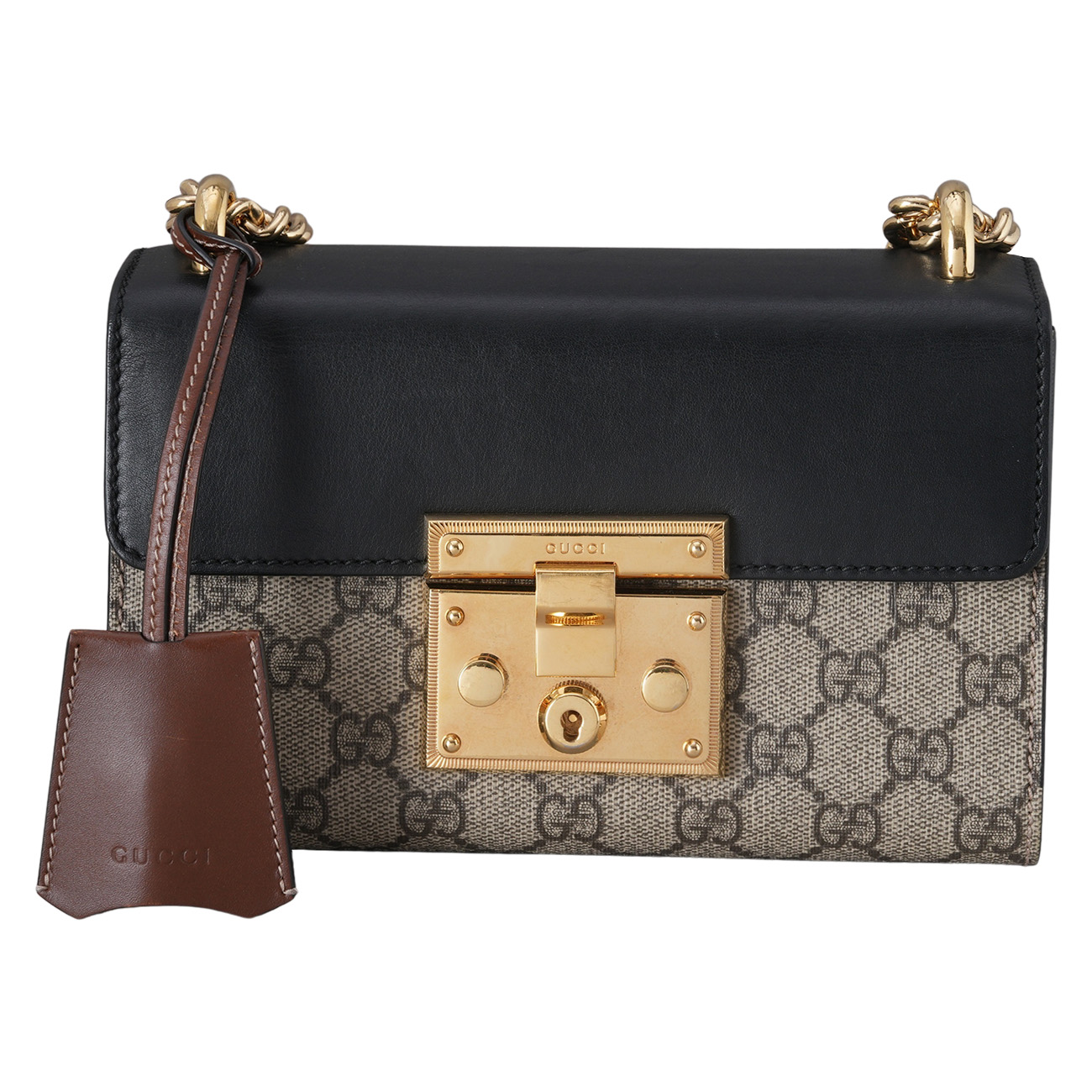 GUCCI(USED)구찌 409487 패들락 스몰 체인 숄더백